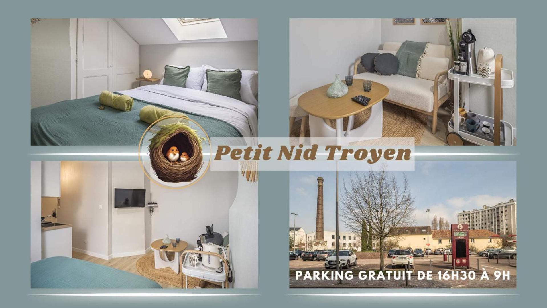 Le Nid Troyen - Proche Hypercentre - 2 Pers *